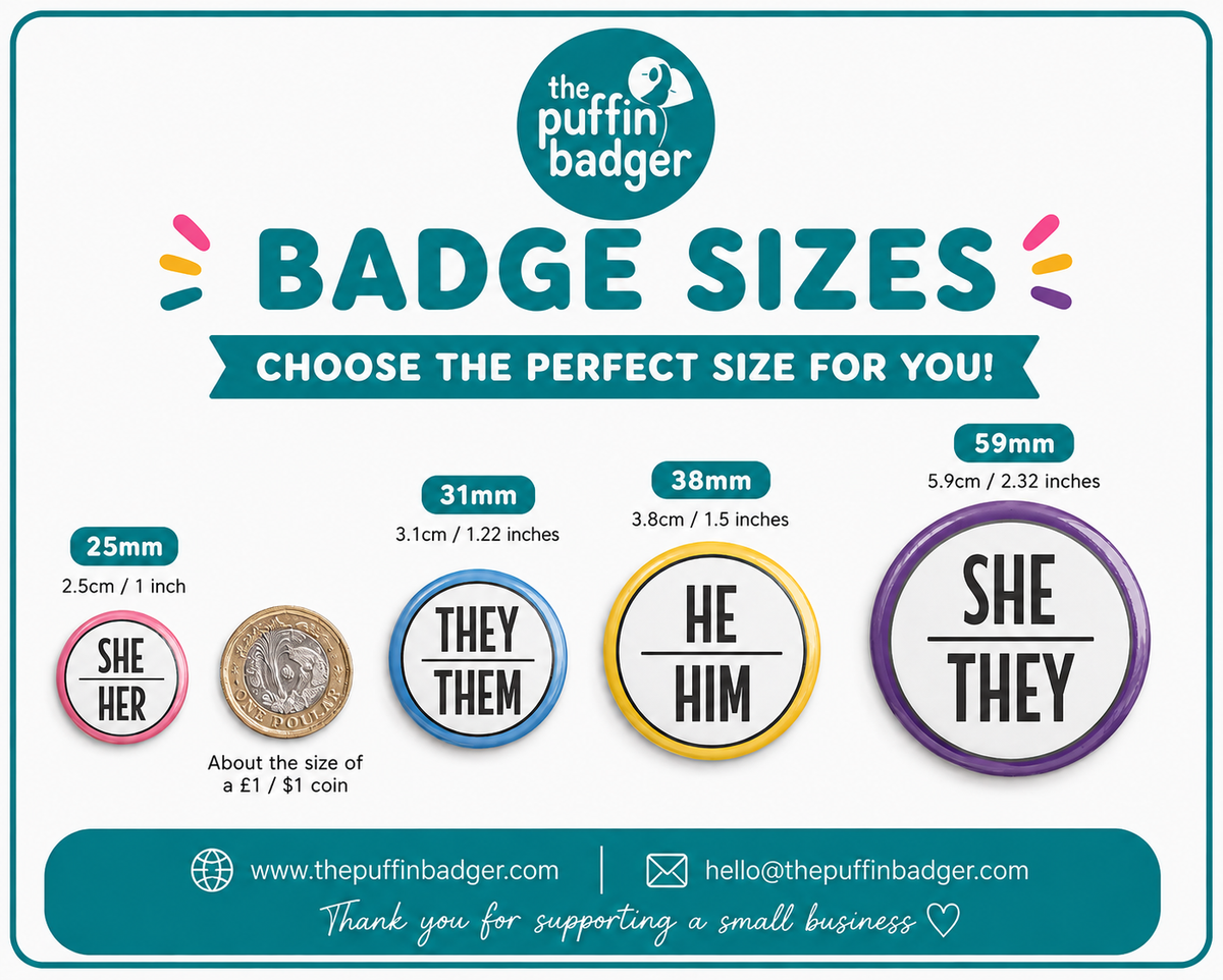 Pronoun Badge Packs