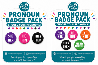 Pronoun Badge Packs