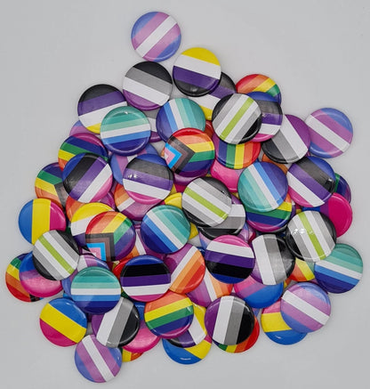 Pride Flag Badge Packs - Choose Your Flags