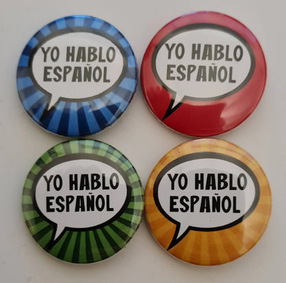Language Badge Sets (I Speak)- Pack of 3 or 5