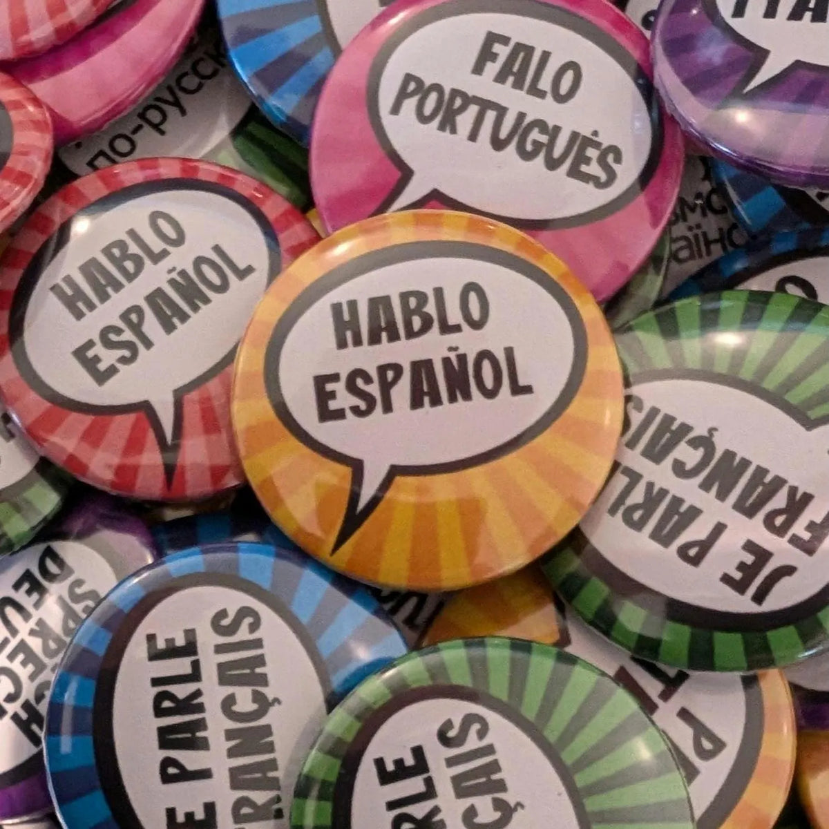 Language Badge Sets (I Speak)- Pack of 3 or 5